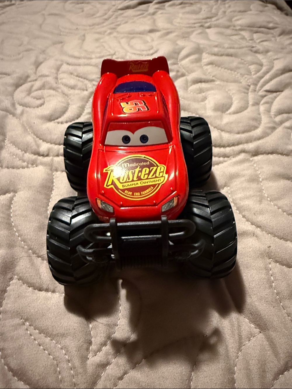 Disney Pixar Lightning McQueen Red Monster Truck Toy - Kids